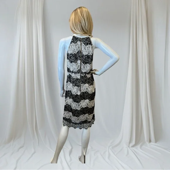 Kensie Sheath Midi Lace Dress - Picture 3 of 8